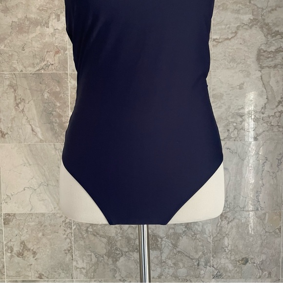 Athleta Keyhole Cut Out Back One Piece Swimsuit - Picture 3 of 7